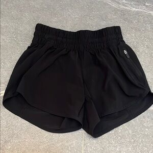 Lululemon Athletica Black Athletic Shorts Moisture-Wicking